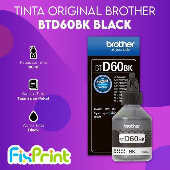 Censy- Tinta Brother D60 Bt5000 Lc3617 Lc462 Lc583 Hitam Rna