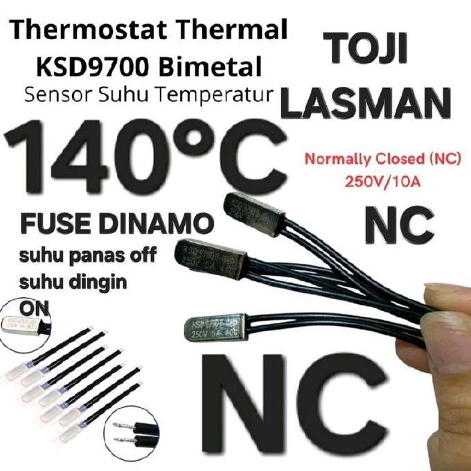 ( 140C Fuse Segi 5A 9700 ) Thermal Protector Termostat Bimetal Huakun Hw 140 Hw140 Thermofuse Fuse S