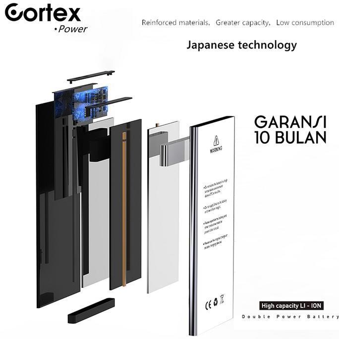Acc- Cortex Power Baterai Iphone 6S Double Power Ic Hh Capacity Batre Batrai Baterai Battery