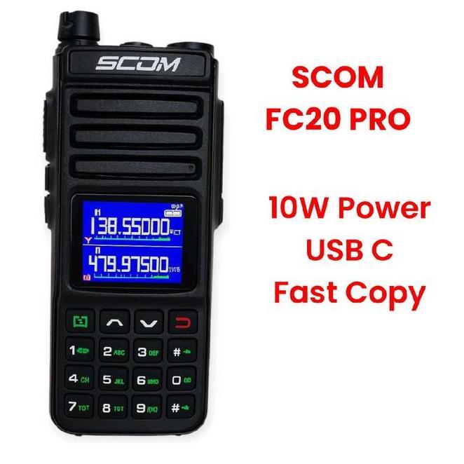 Ht Scom Fc20 Pro Handy Talky 10 Watt Usb C New 2025