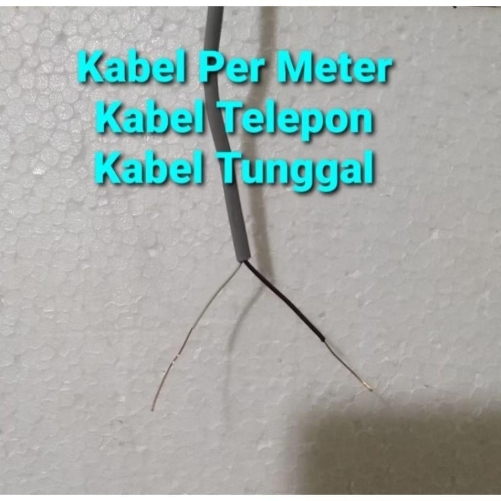 Kabel Telepon Shinyoku Kabel Tweeter Walet 1 Roll 100 Meter Isi 2 Kabel Kawat