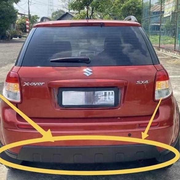 SPOILER DIFFUSER BEMPER BELAKANG PLATE SX4 XOVER OEM TAIWAN ORIGINAL DAN TERPERCAYA