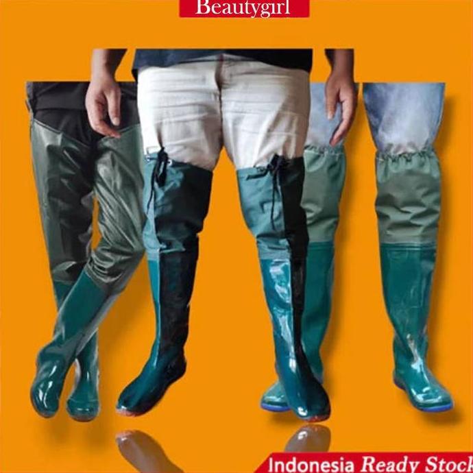 QINGACHO sepatu sawah panjang/sepatu bots petani sawah/sepatu anti keong sawah/sepatu sawah panjang/