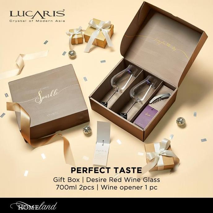 Lucaris Kristal Wine Gift Set / Gelas Wine Set