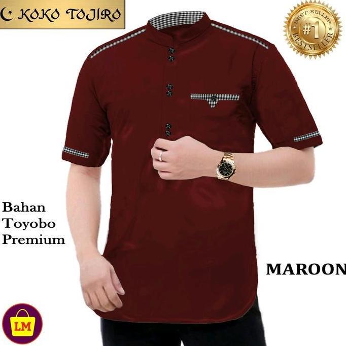 Kitavishop - Koko Tojiro Baju Koko Muslim Pria Pakaian Muslim PriaKoko Tojiro Baju Koko Muslim Pria