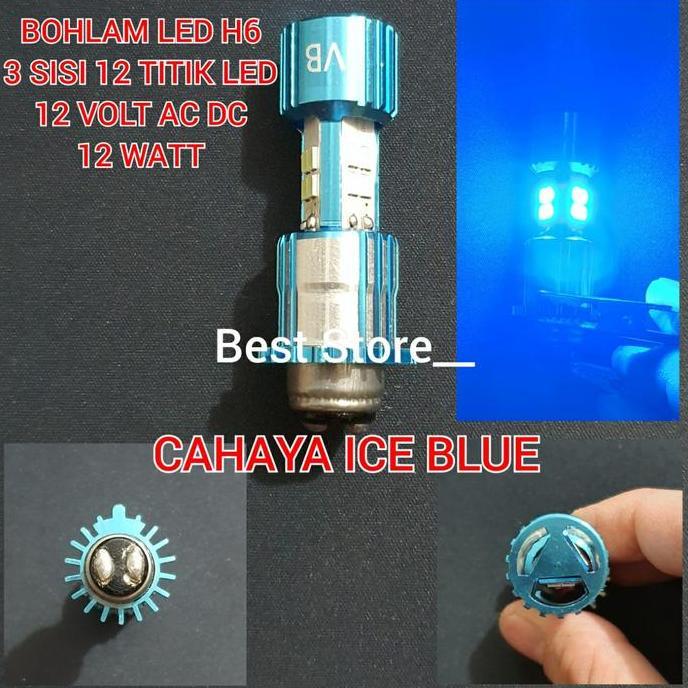 Bohlam Led 3 Sisi 12 Titik Led 12 V Ac Dc 12 Watt