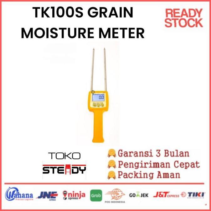 PRODUK FAVORIT - TK100S Grain Moisture Meter Pengukur Kadar Air Biji/Bubuk Kelembaban
