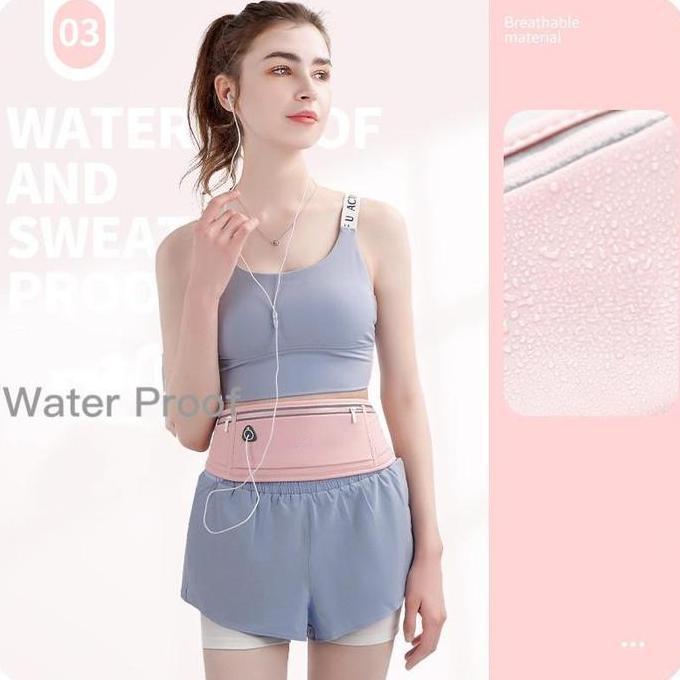 Weargo- Sports Waist Bag Running Phone Bag Outdoor Equipment Men And Women New Mini Belt Bag Invisib
