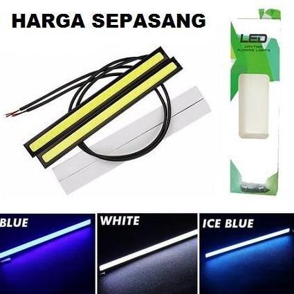 1Set Lampu Led Plasma Drl Cob Strip 17Cm Kualitas Bagus