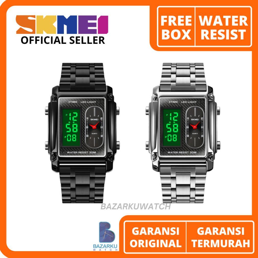 Jam Tangan Pria Rantai Skmei 1868 Jam Tangan Cowo Jam Cowok Jam Pria Jam Tangan Skmei Jam Tangan Ran