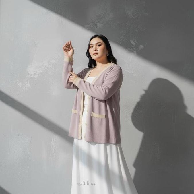 Bigissimo - Jane Sweater | Atasan Cardigan Wanita Big Size Jumbo