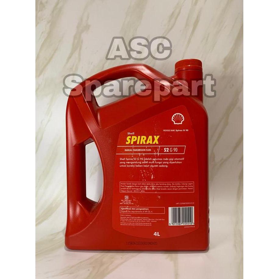 Oli Shell Spirax S2 G 90 Galon || Oli Gardan dan Transmisi Manual ORI