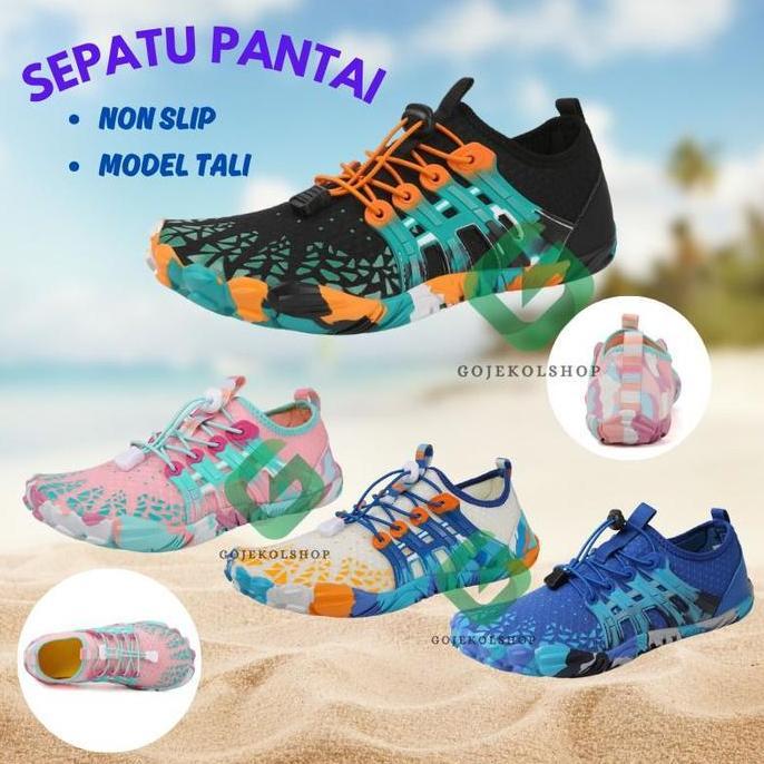 Moon- Sepatu Pantai Pria Wanita Anti Licin / Sepatu Hiking Anti Air