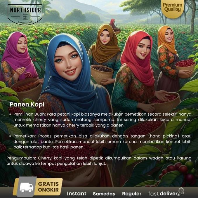 Inikok- Northsider Kopi Arabika Papua Baliem Wamena Semiwashed Coffee