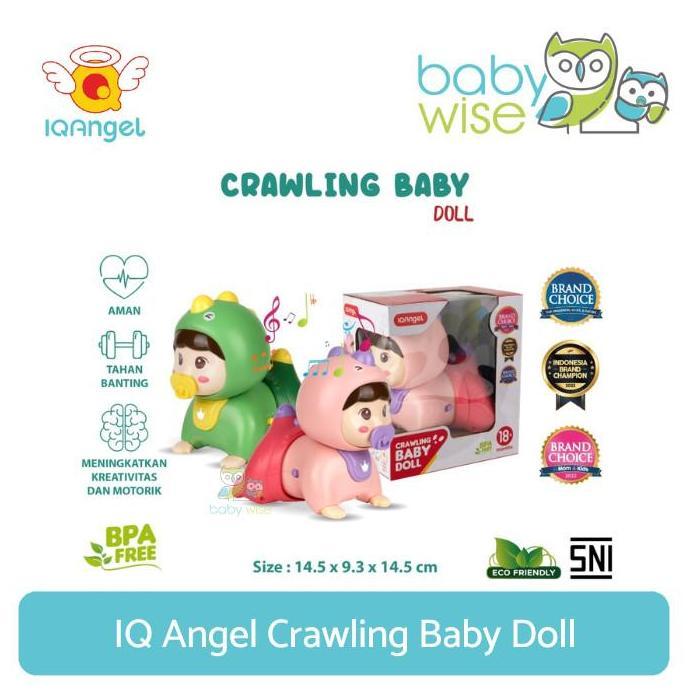 IQ Angel Crawling Baby Doll - Mainan Edukasi Anak - Bee Doll