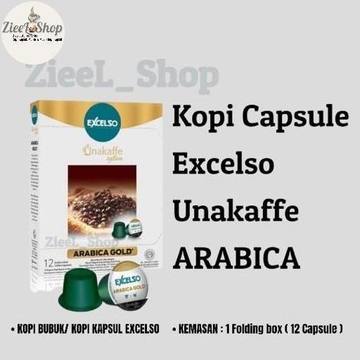 Inikok- Kopi Kapsul Unakaffe Excelso Arabica Gold| Kopi Kapsul Excelso Unakaffe Arabica