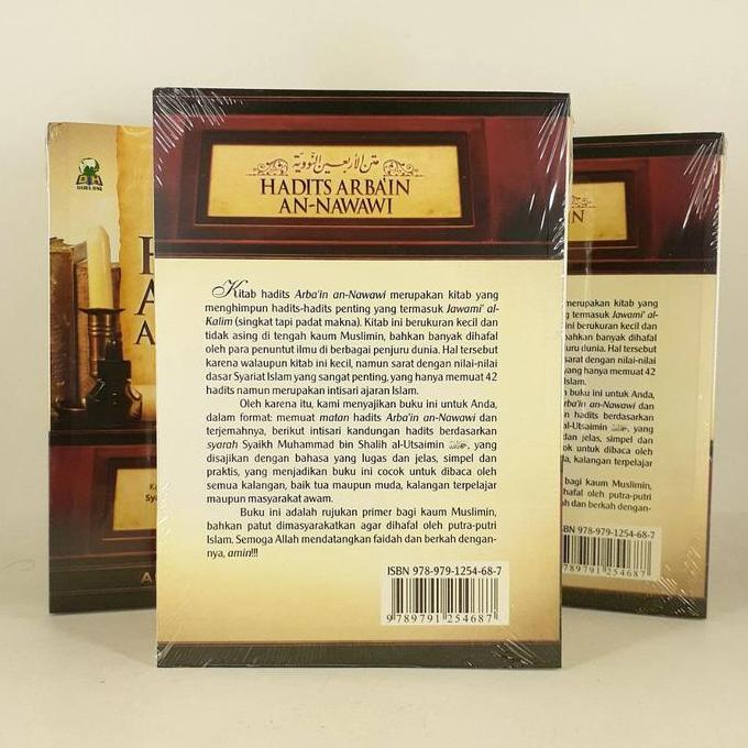 Buku HADITS ARBAIN AN-NAWAWI | Disertai Intisari kandungan hadits