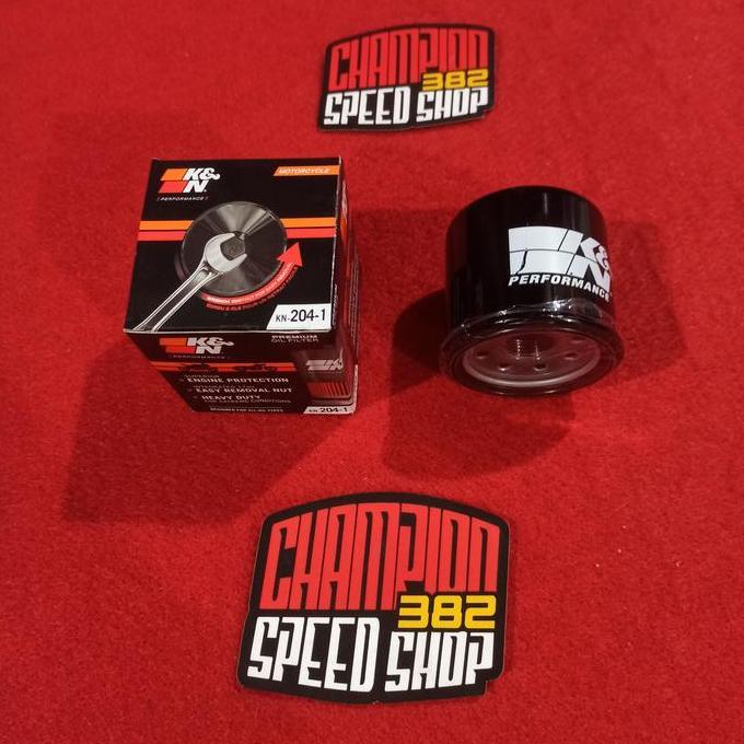 Oil Filter Oli Mesin K&N KNN KN 204 Yamaha R25 R6 R1 MT 25 MT25 MT09