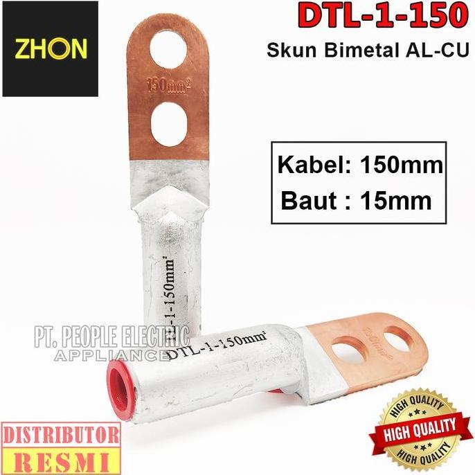 Promo Dtl-1-150Mm Bimetal Al-Cu 2 Lubang Cod