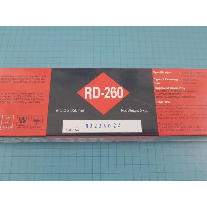 NIKKO STEEL RD-260 3.2MM KAWAT LAS RD260