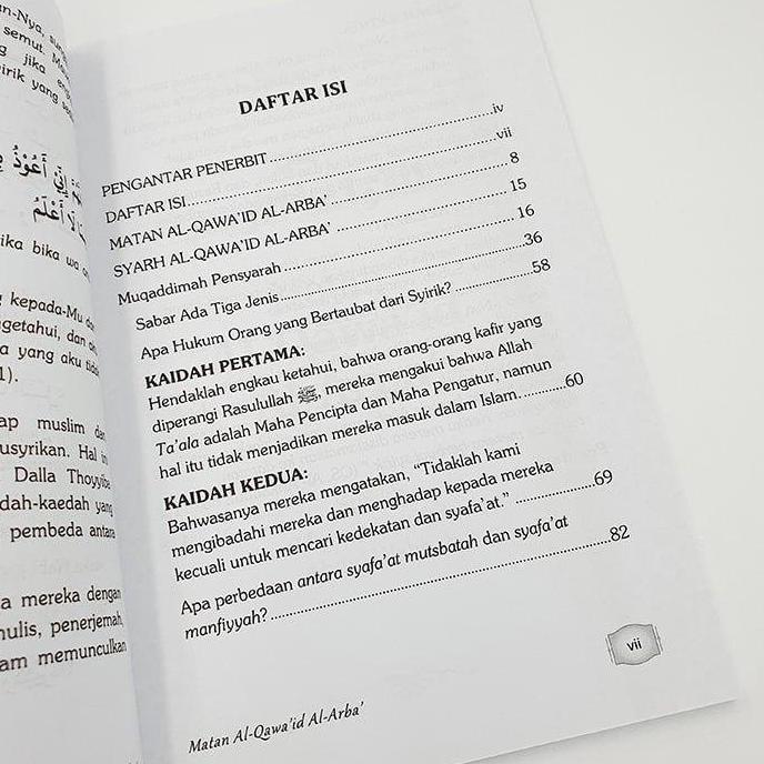 Buku Syarh Al-Qawaid Al-Arba