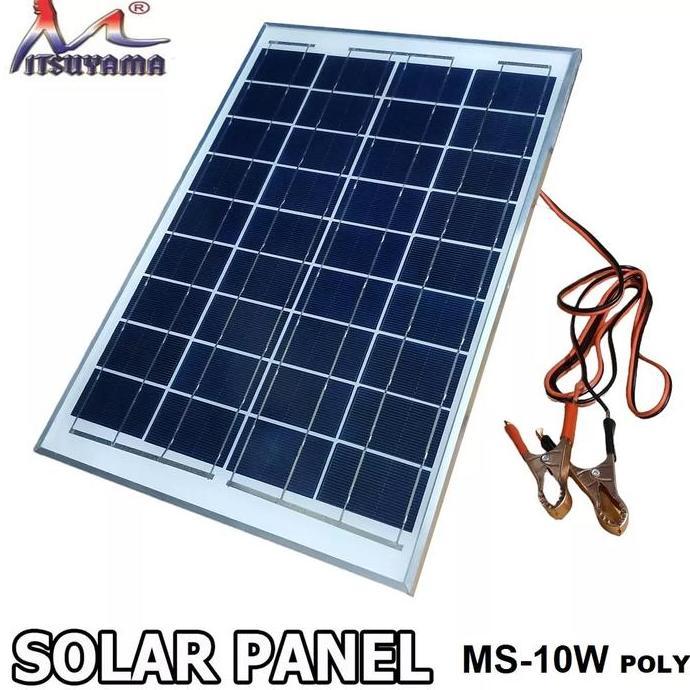 Solar Panel 10W Papan Tenaga Surya Matahari Charger Baterai HP Powerbank Cell