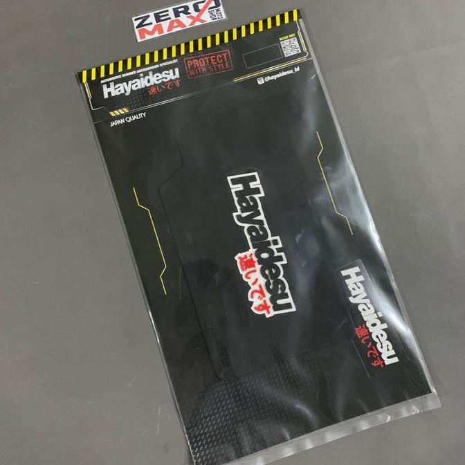 Mudflap Mud Flap HAYAIDESU Karet Penahan Lumpur Beat FI ESP Black