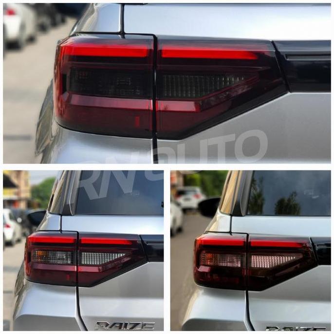 Stiker Smoke Lampu Belakang Tail Light Aksesoris Raize Rocky
