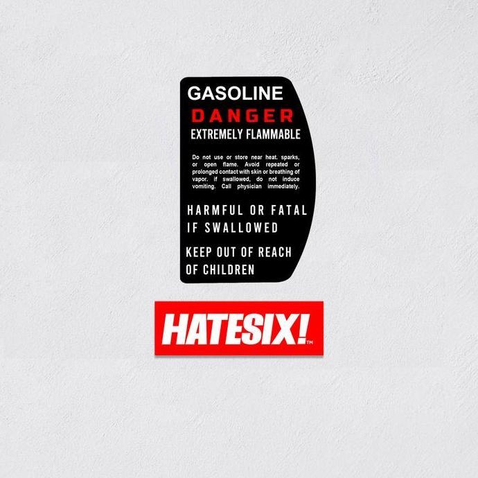 Stiker tangki cadangan Trail CT 90 CT 110 Auxiliary Canteen Gas Tank