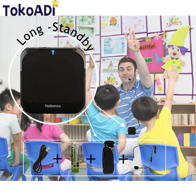 GAMYPAR Speaker Pinggang Waistband Plus Mic Headset Guru Tour Guide Pidato Speaker Pinggang