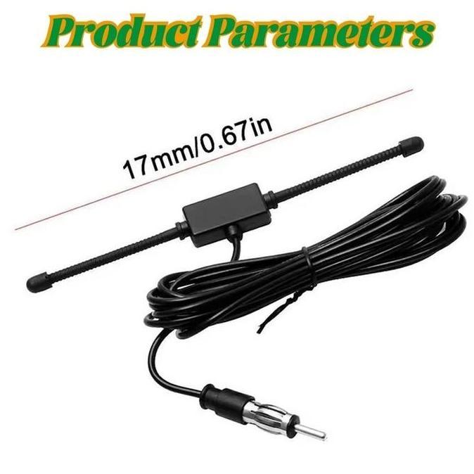 TOQMIJIN 3 Meter Car Radio Antenna Antena Radio Fm Mobil Universal Antena Antenna Radio Mobil Am/Fm