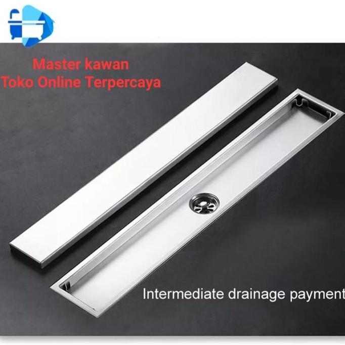 Smart Floor Drain Panjang Stainless SUS 304 /Floor Drain Panjang