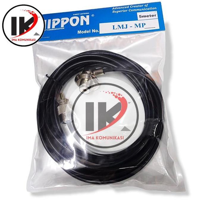 KABEL KONEKTOR RADIO RIG TO ANTENA UNTUK MOBIL PANJANG 5meter