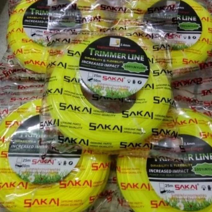 panjang 50 m senar potong rumput senar mesin potong rumput tali senar nylon pemotong rumput - pisau 