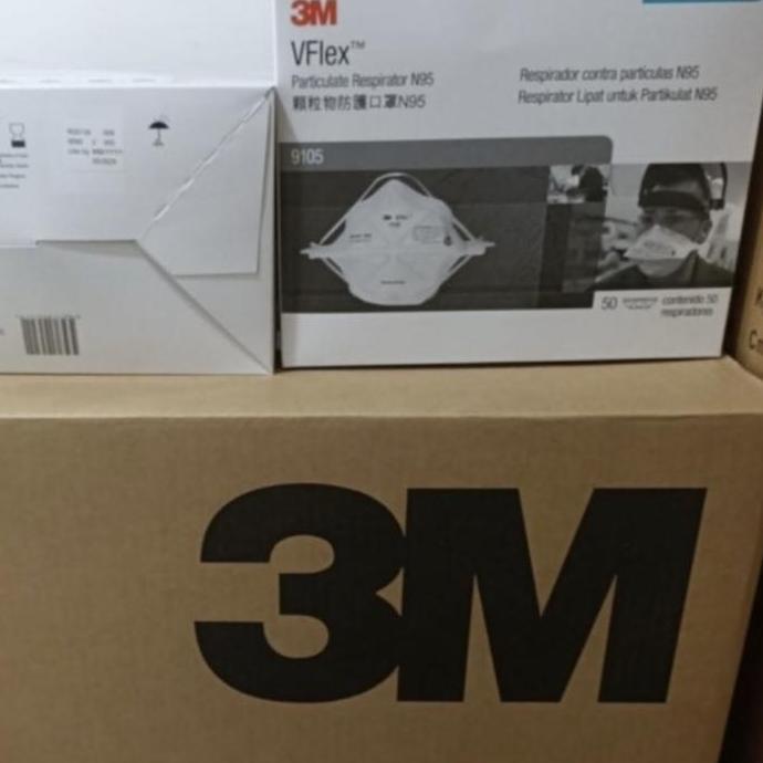 3M Masker N95 type 9105,isi 50 pcs/box.