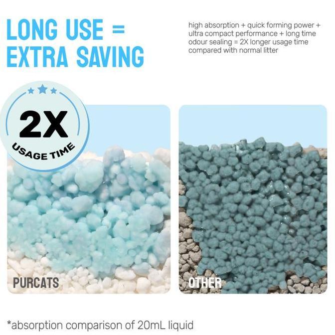 cature - natural miracle clumping cat litter chamomile scent