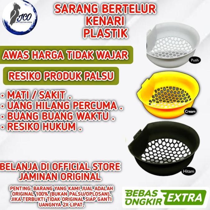 SARANG BERTELUR BURUNG KENARI SARANG PLASTIK BURUNG KENARI murah
