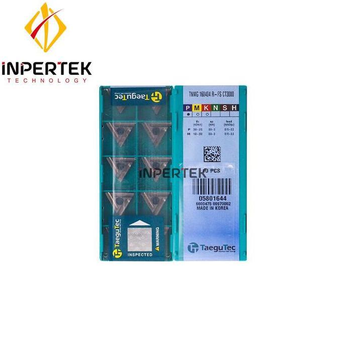 RAFENU Insert TNMG 160404R-FS TAEGUTEC TNMG16 Insert Bubut TNMG 16 04 08 R-FS