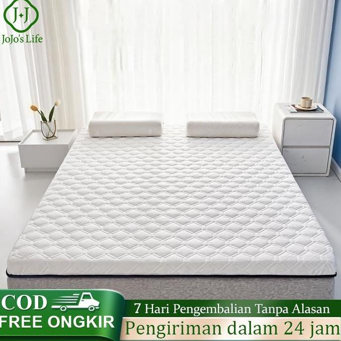 RAFENU Kasur komposit spons lateks, kasur spons lateks ergonomis, kekerasan dan kelembutan sedang 80