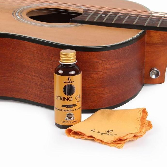FREYAUR 50ml Cairan Pembersih Gitar Pelicin Senar Gitar Minyak Senar Gitar Minyak Anti Karat Senar G