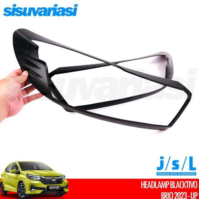 DISKON BRIO 2023 2024 2025 AKSESORIS COVER HEADLAMP LAMPU DEPAN JSL