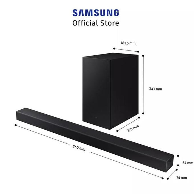 SAMSUNG SOUNDBAR HW-A450 2.1 CH 300W SAMSUNG HWA450 [ GARANSI RESMI ]