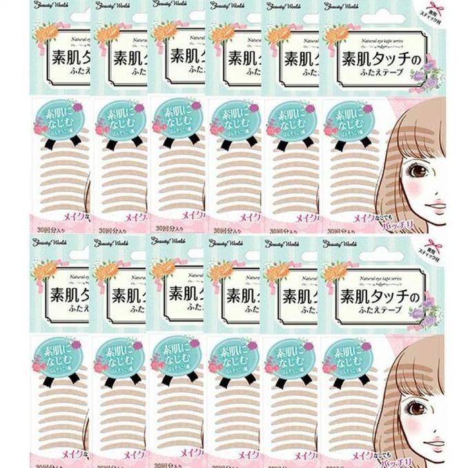 3sahajagroup - Beauty World Bare Skin Touch Lid Tape Skin Color 3 pairs Eye Makeup - Scot Mata Warna