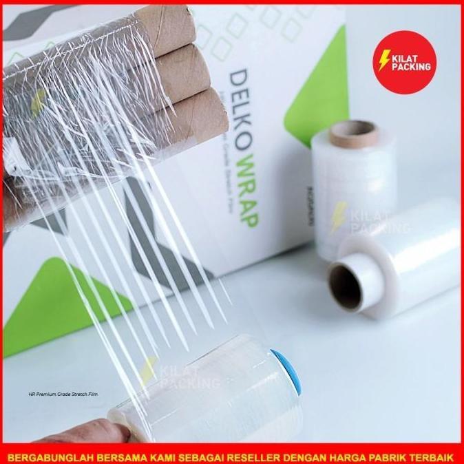 Stretch Film Bening / Plastik Wrapping Barang Plastic Wrap 50CM SATUAN