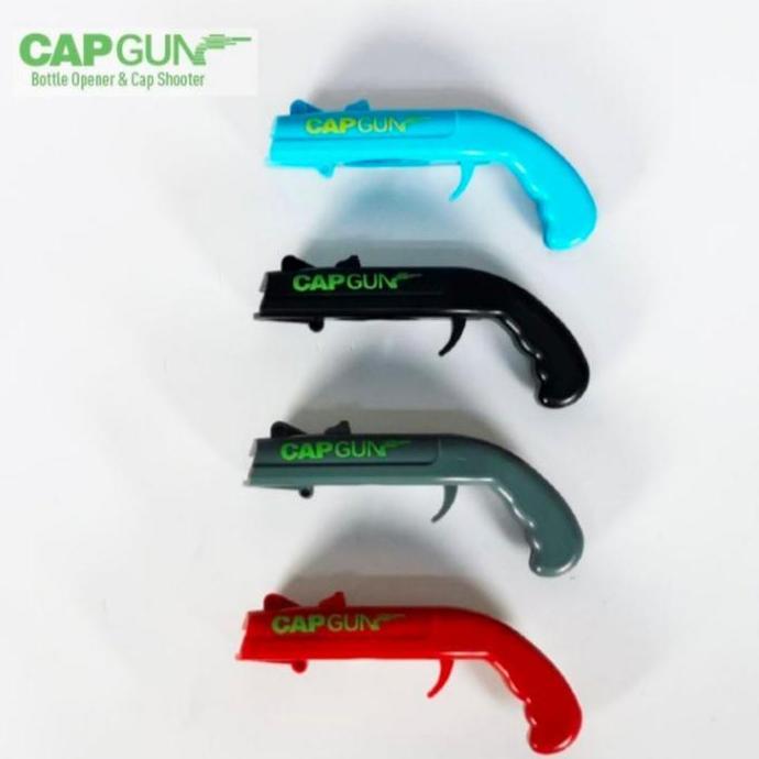 Pistol pembuka botol cap gun bottle opener ditembakan