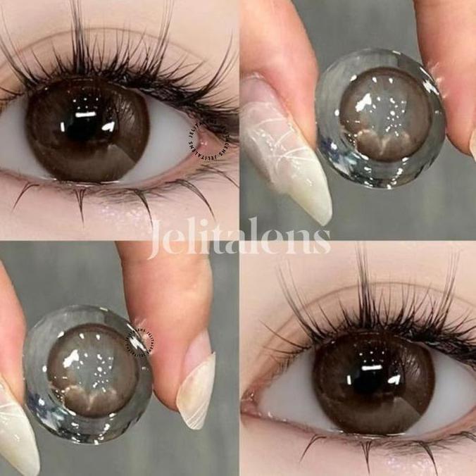 SIFA.AL_MAKBUR - J19 SOFTLENS COKLAT NATURAL KOREAN LOOK 14,5 MM NORMAL MINUS/ SOFTLENS COKLAT / SOF