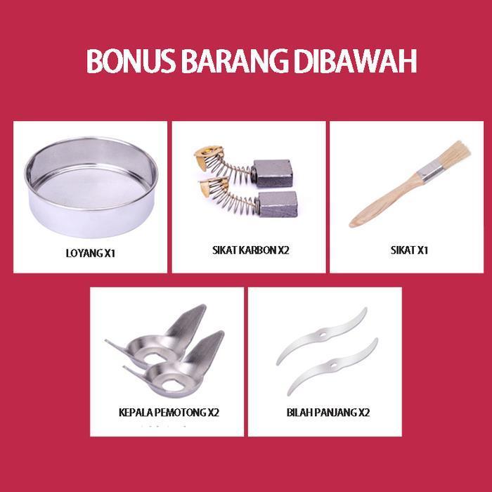 Blue Sky 800G Mesin Bubuk/Tepung Penggiling Gerinda Herbal Biji Kacang Obat Mesin Giling Grinder Ele