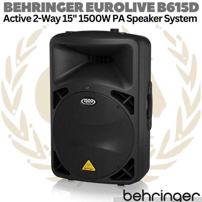 BEHRINGER EUROLIVE B615D ACTIVE 1500W 15" PA SPEAKER SYSTEM | AKTIF