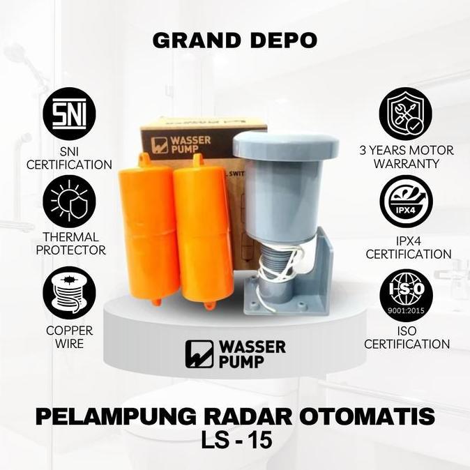 SPESIAL PELAMPUNG RADAR OTOMATIS LS 15 WASSER / PELAMPUNG RADAR OTOMATIS WASSER