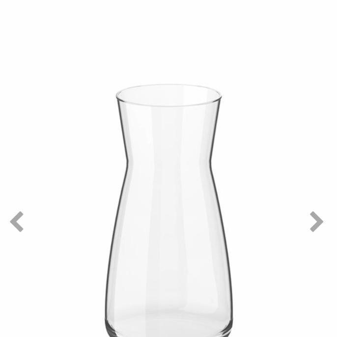 Vas Bunga tinggi 20 cm Kaca